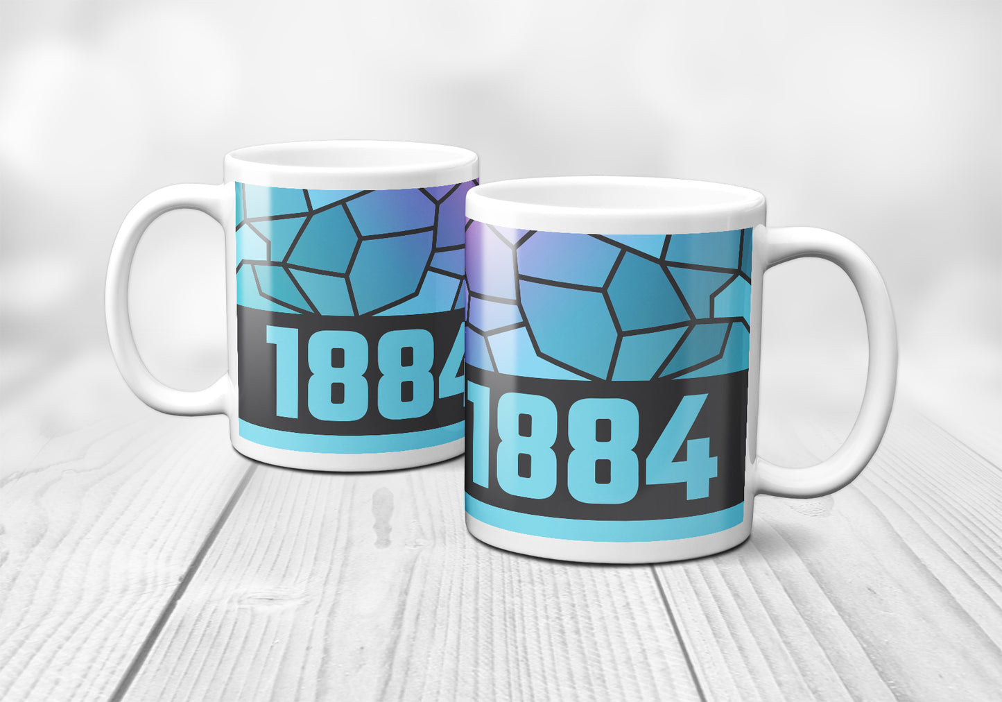 1884 Year Mug (11oz, Charcoal Grey)
