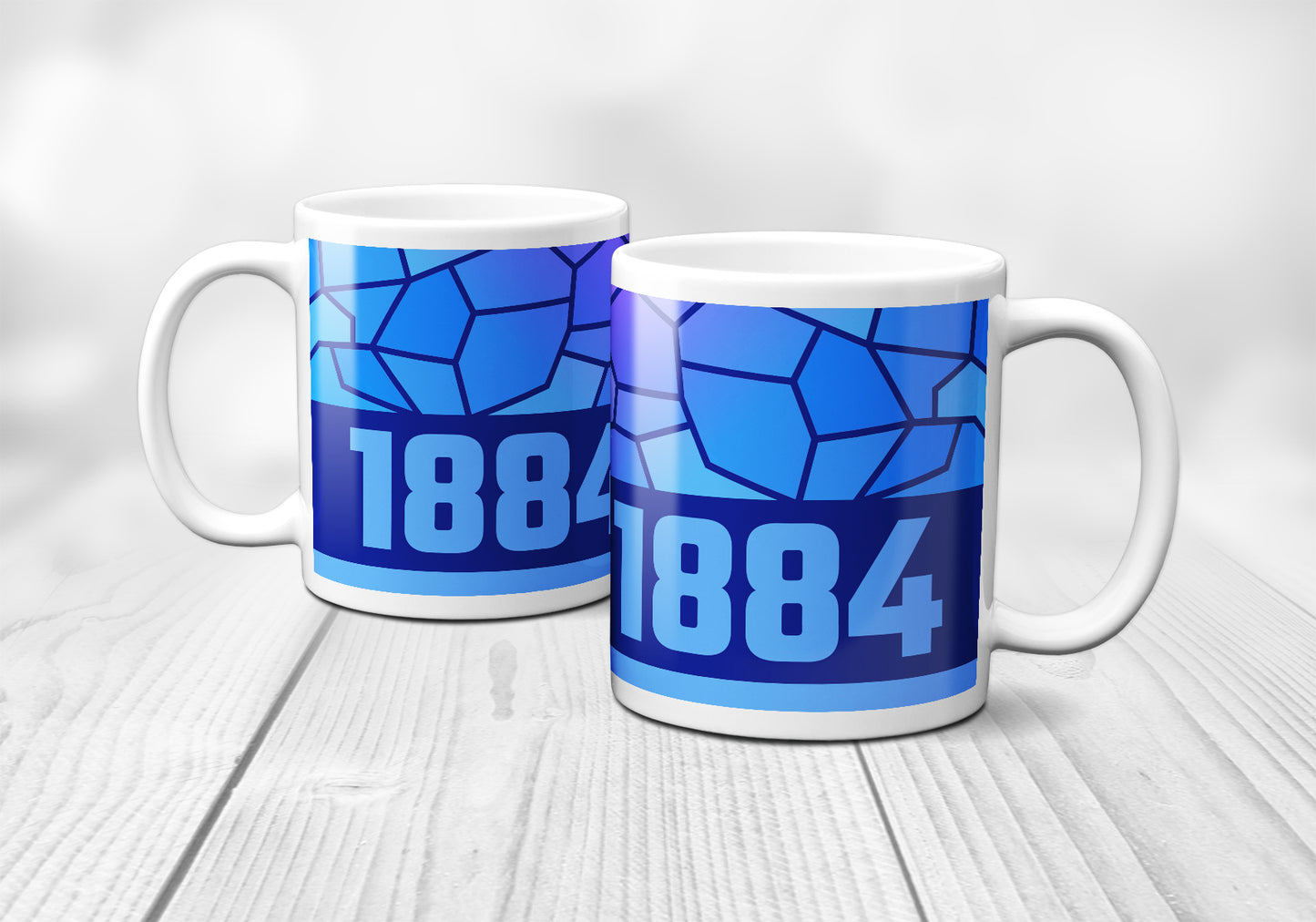 1884 Year Mug (11oz, Royal Blue)