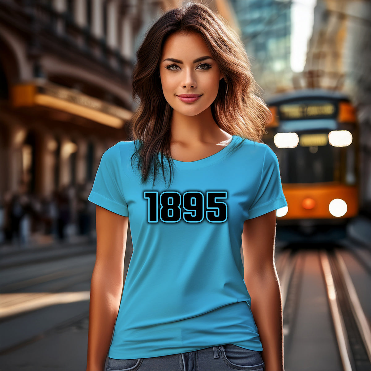 1895 Women T-Shirt | Vintage Birth Year Shirt | City Posters Plus