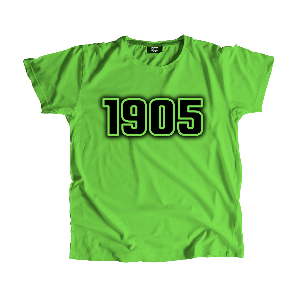 1905 Vintage Heritage Year Men Unisex T-Shirt (Liril Green)