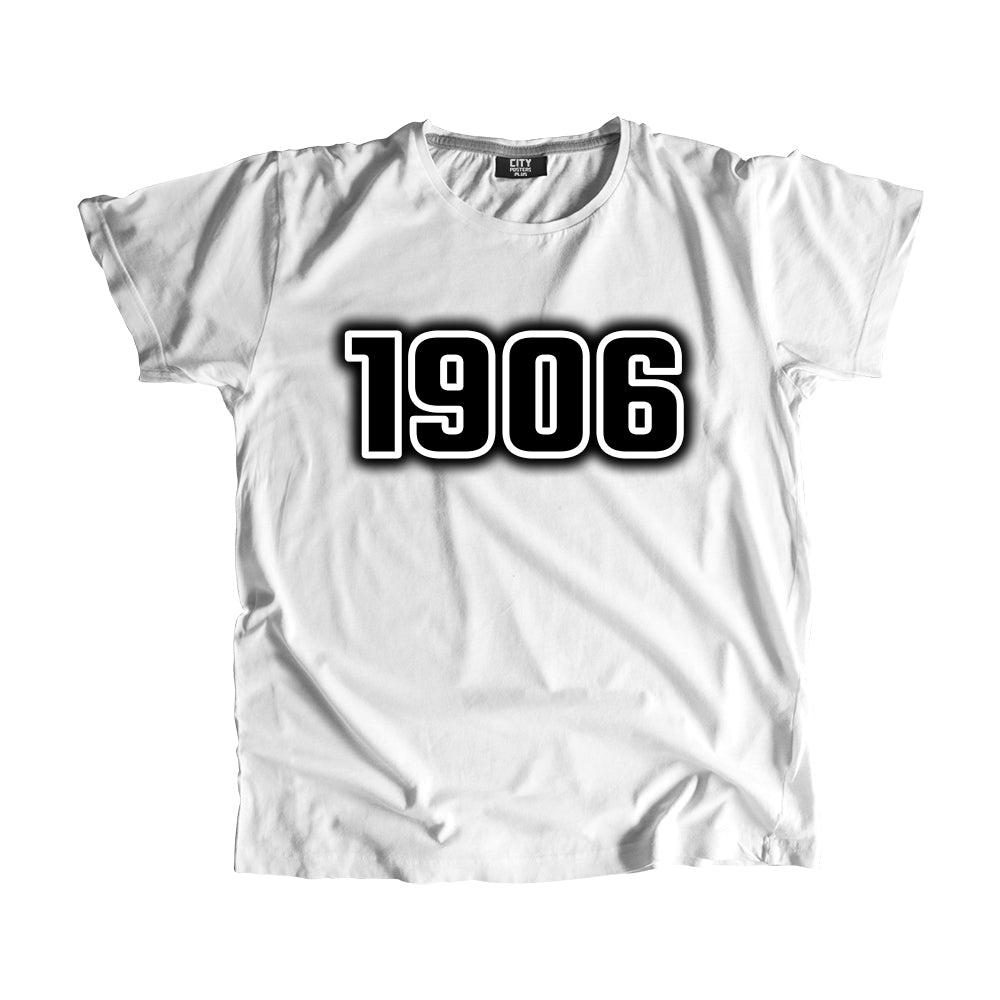 1906 Vintage Heritage Year Men Unisex T-Shirt (White)