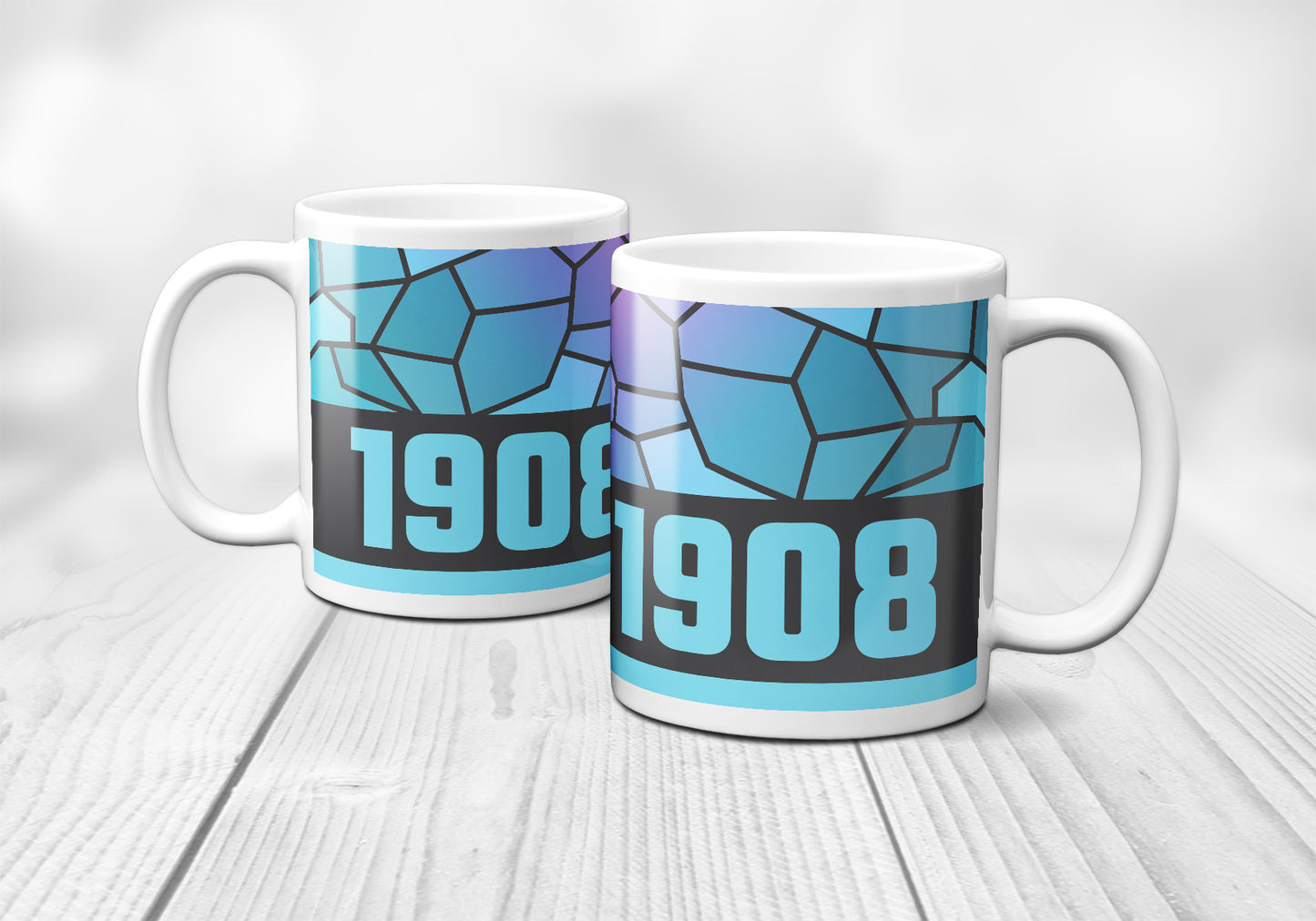1908 Year Mug (11oz, Charcoal Grey)