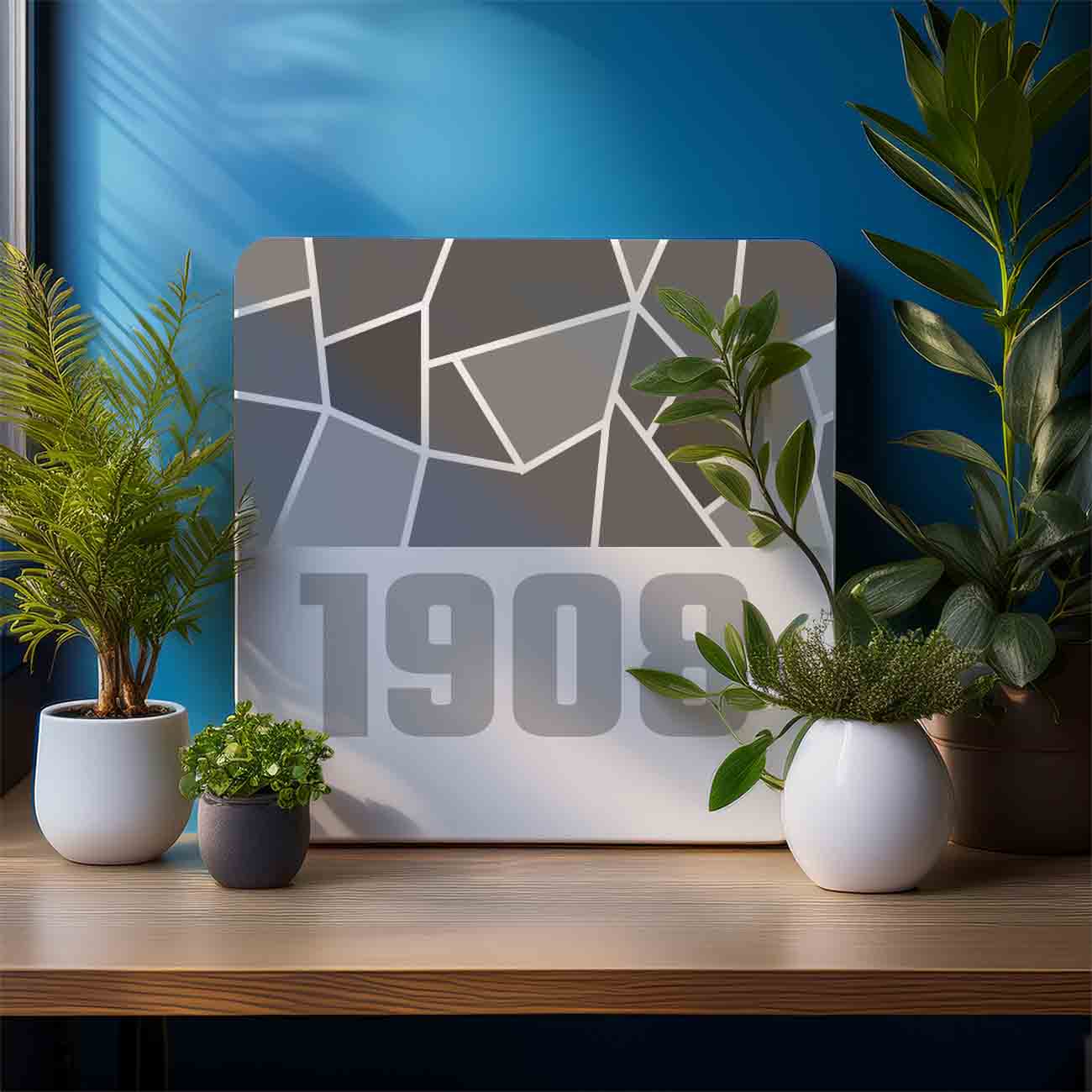 1908 Year Mousepad (White)