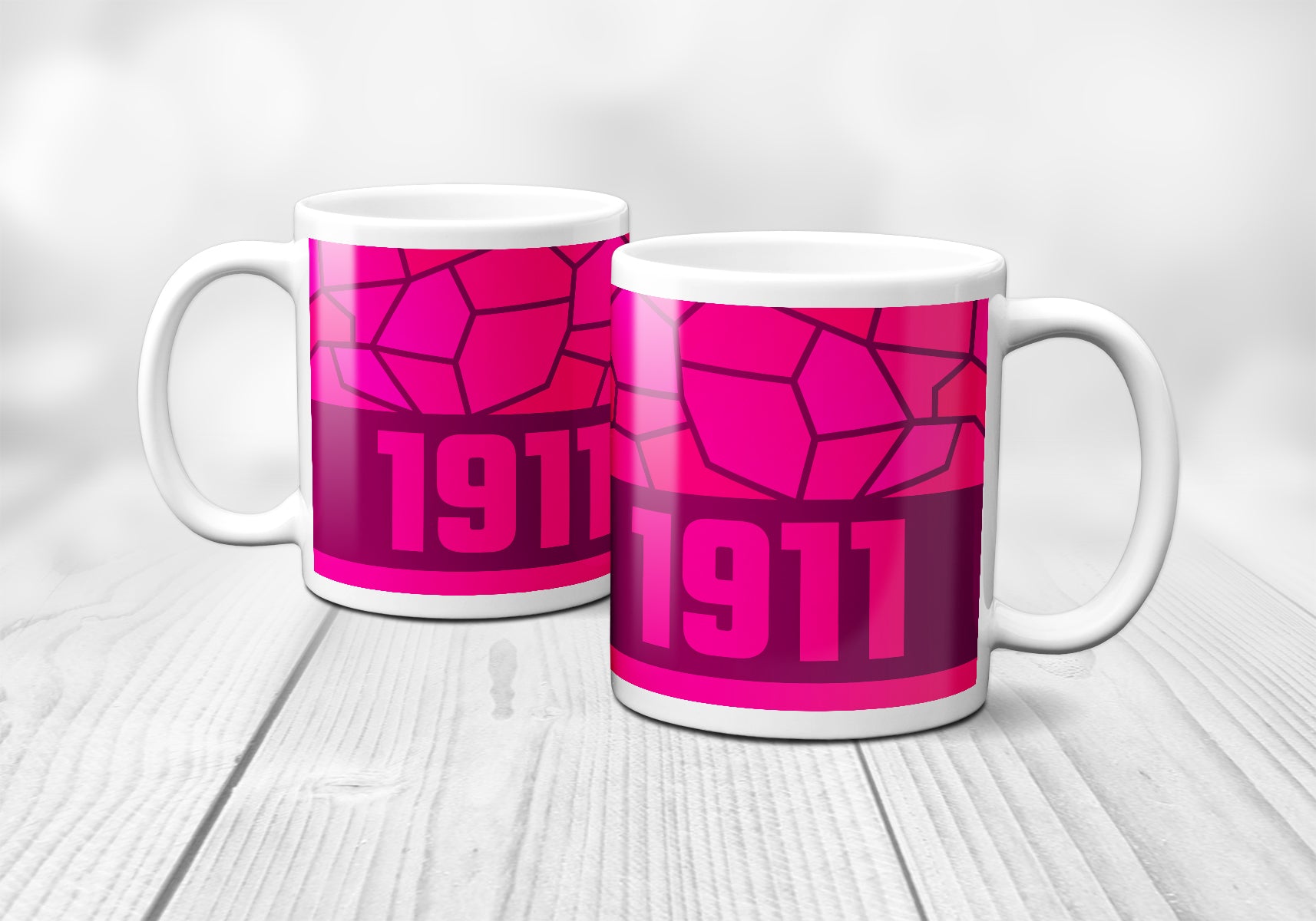 1911 Year Mug (11oz, Light Pink)