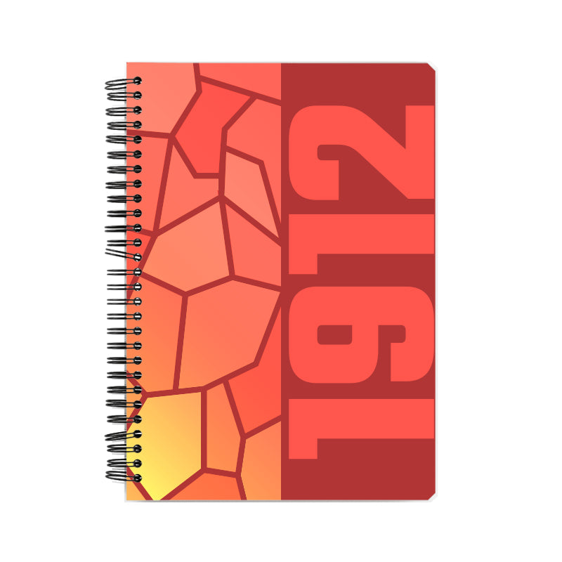 1912 Year Notebook (Red)