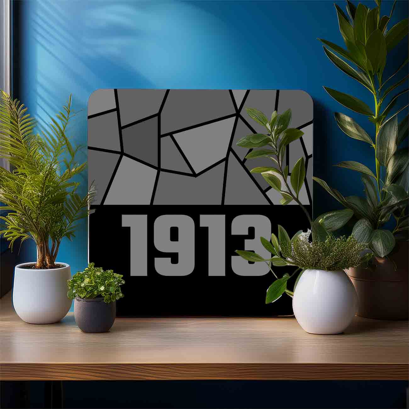 1913 Year Mousepad (Black)