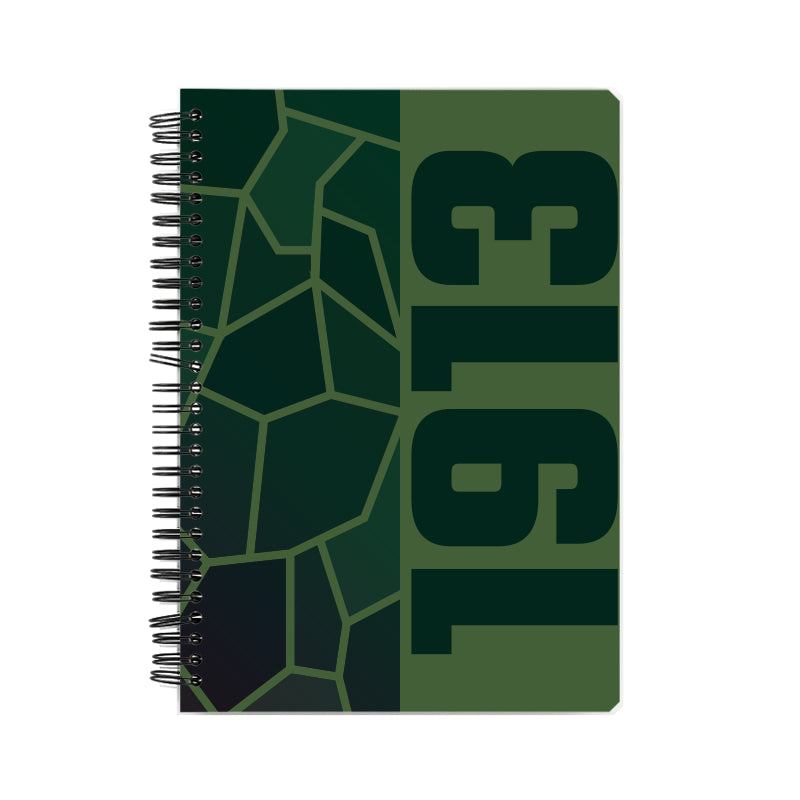 1913 Year Notebook (Olive Green)