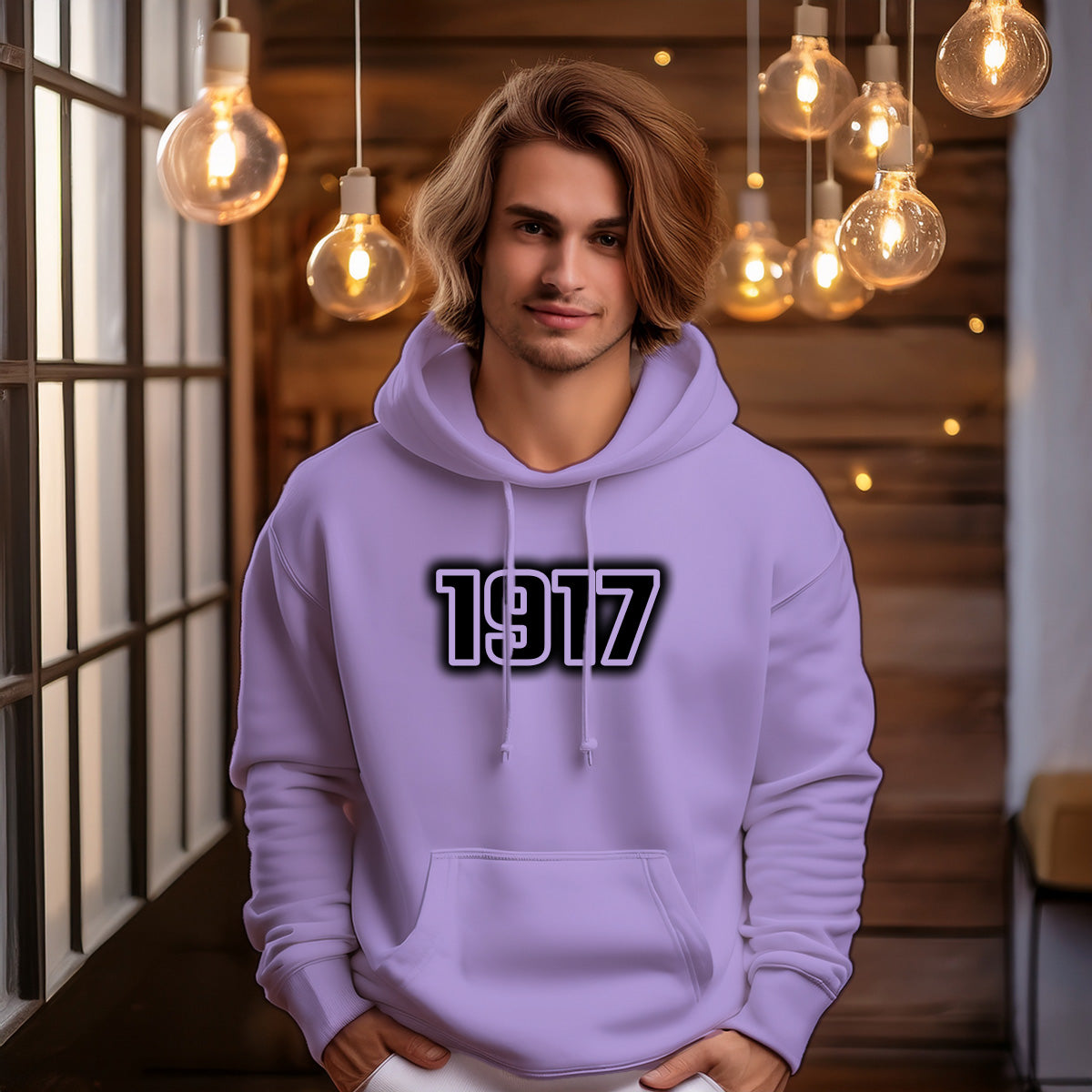 1917 Men Unisex Hoodie | Vintage Birth Year Hoodie Gift