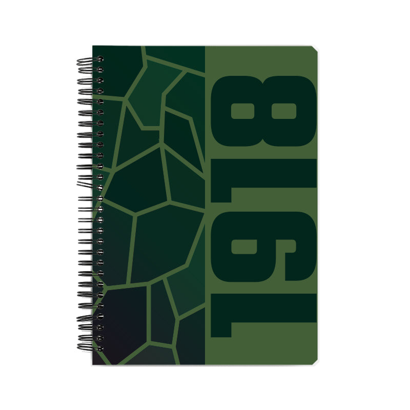 1918 Year Notebook (Olive Green)