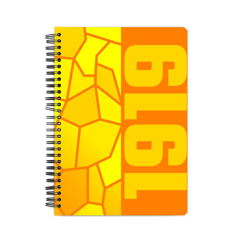 1919 Year Notebook (Orange)
