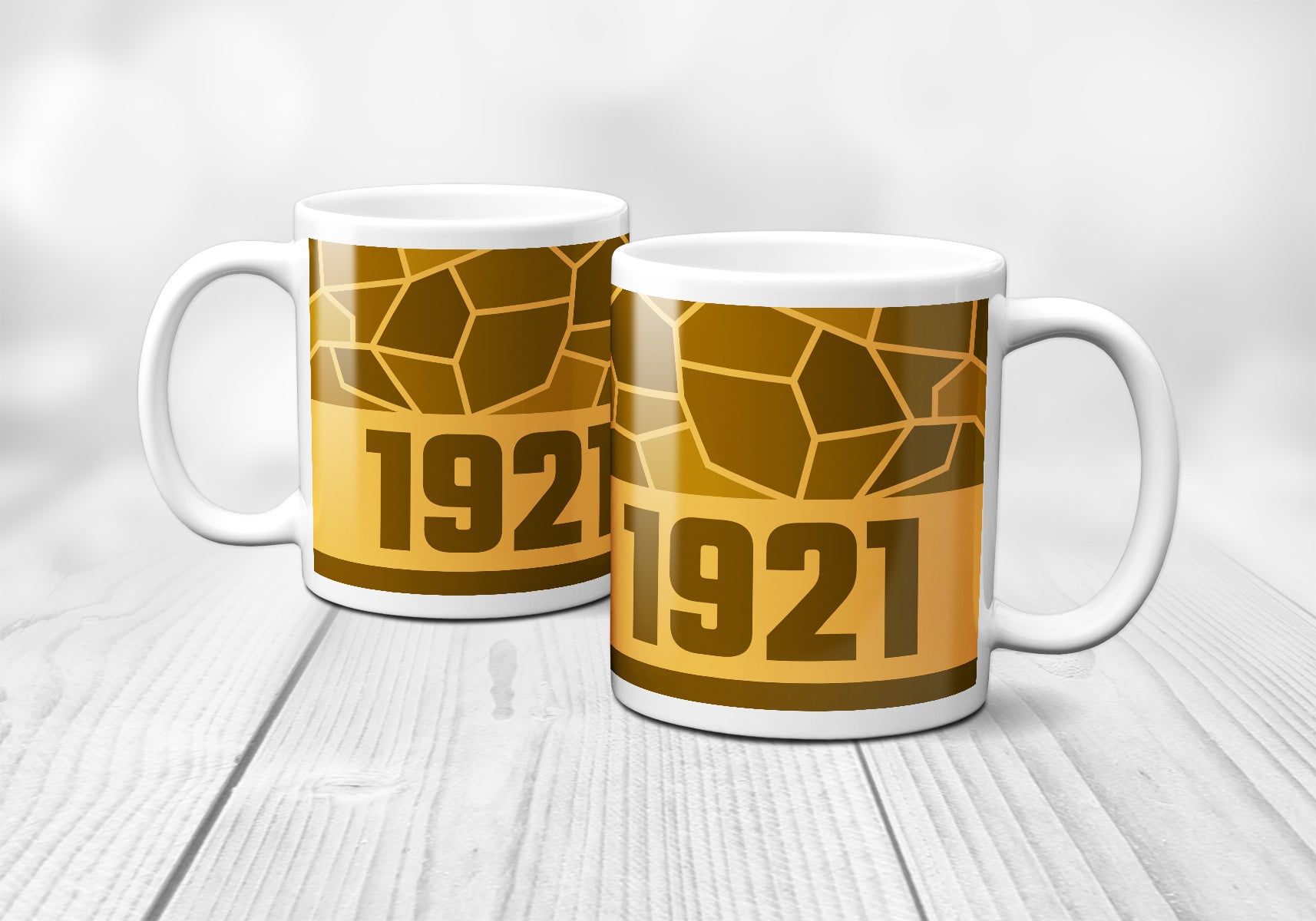 1921 Year Mug (11oz, Golden Yellow)