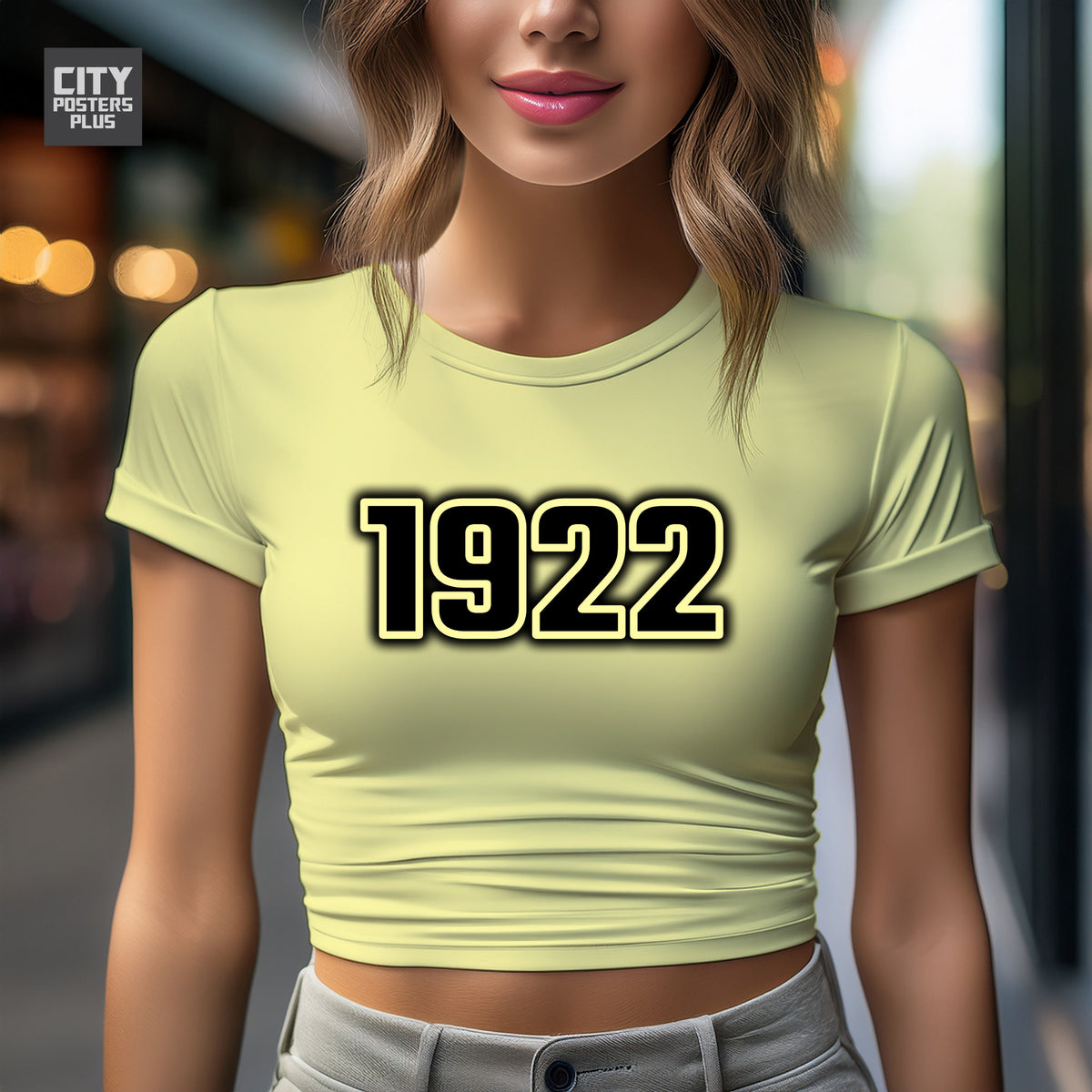 Year 1922 Vintage Birth Year Women Crop Top