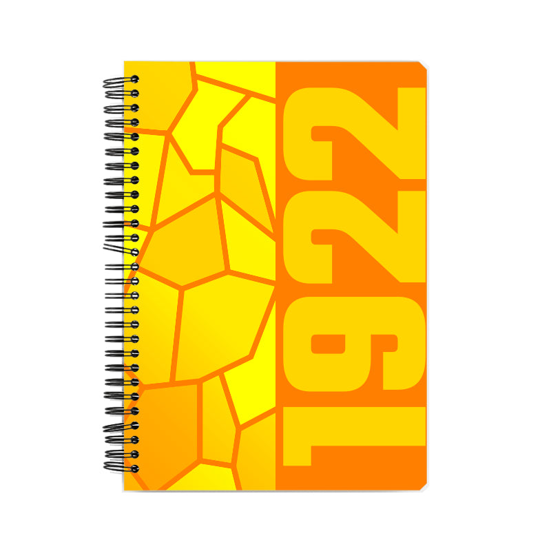1922 Year Notebook (Orange)