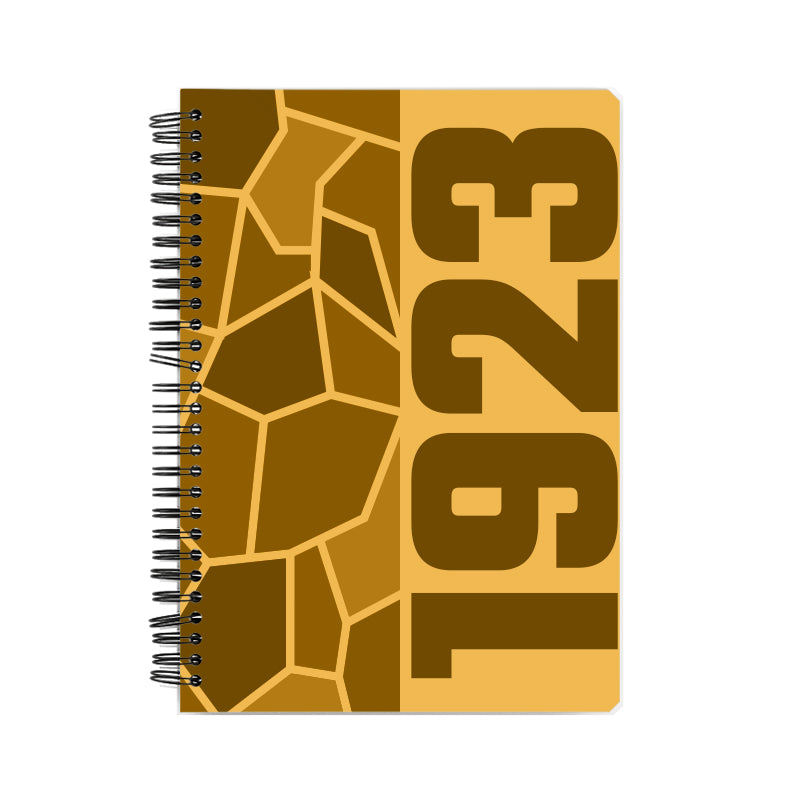 1923 Year Notebook (Golden Yellow)