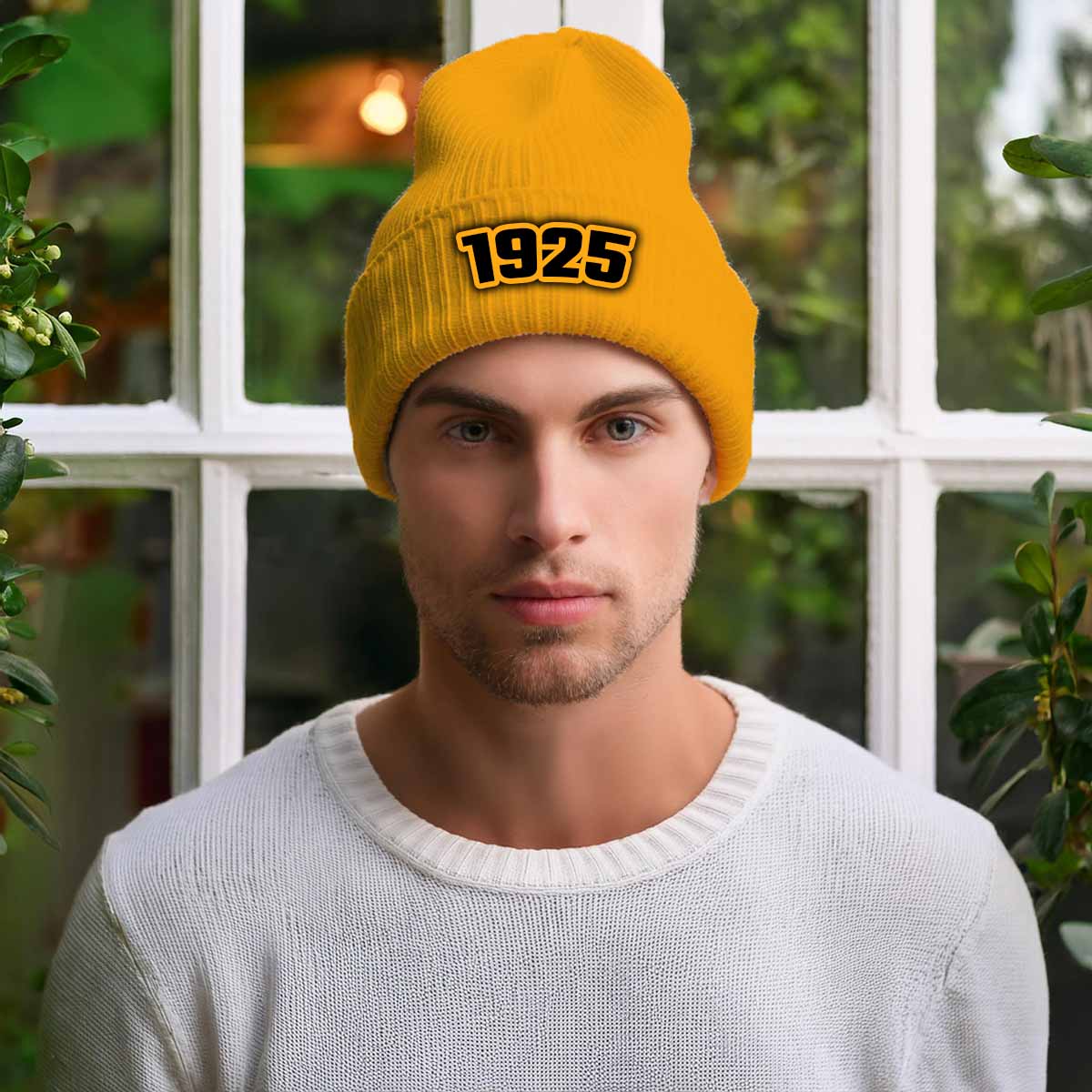 1925 Year Beanie | Vintage & Future Year Knit Winter Hat | Beanies Plus by City Posters Plus