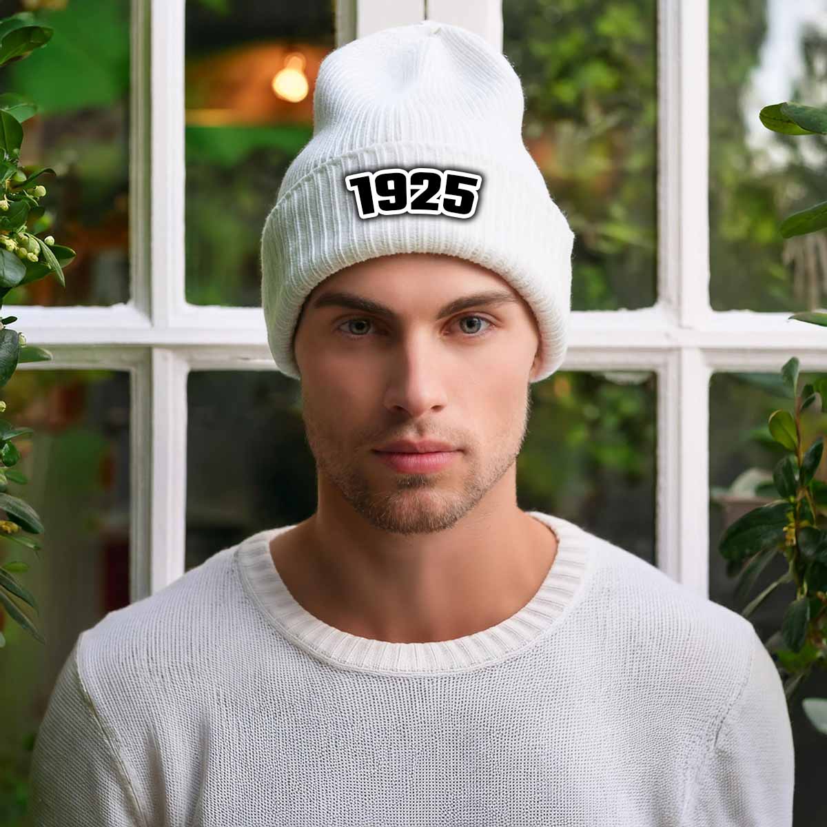 1925 Year Beanie | Vintage & Future Year Knit Winter Hat | Beanies Plus by City Posters Plus