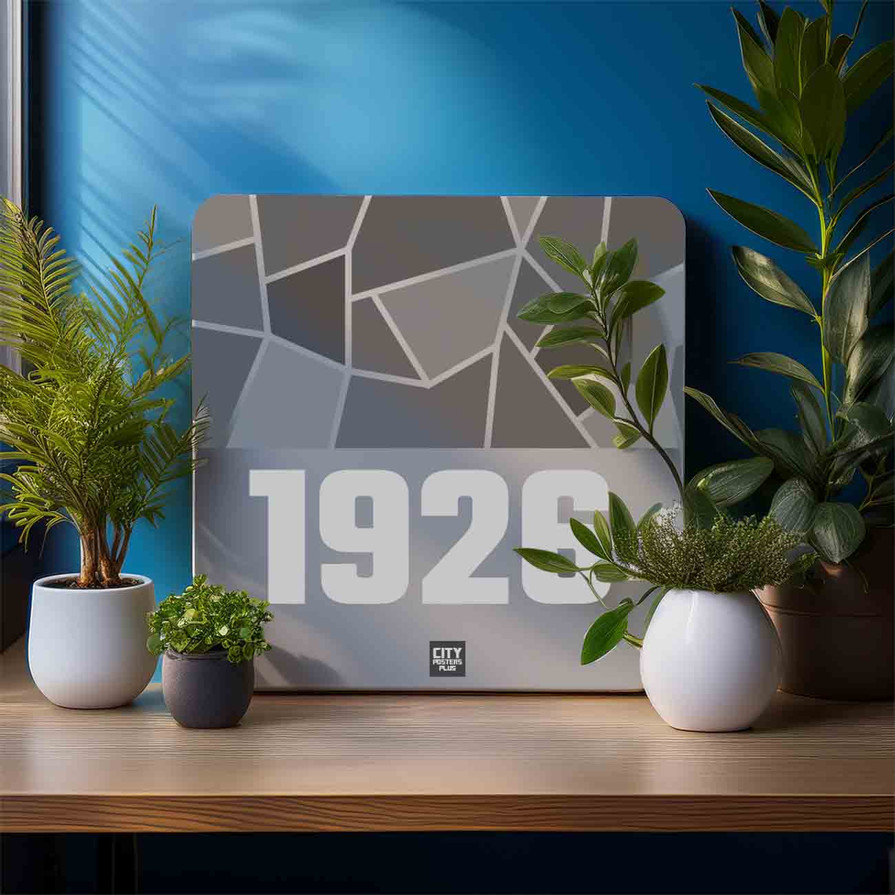 1926 Year Mousepad (Melange Grey)