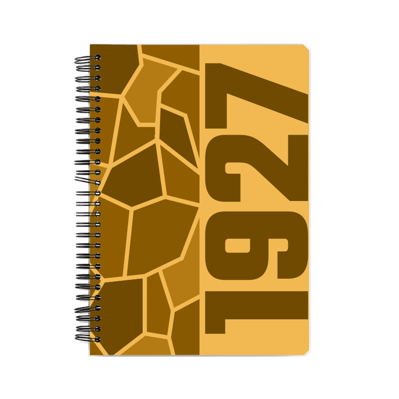 1927 Year Notebook (Golden Yellow)