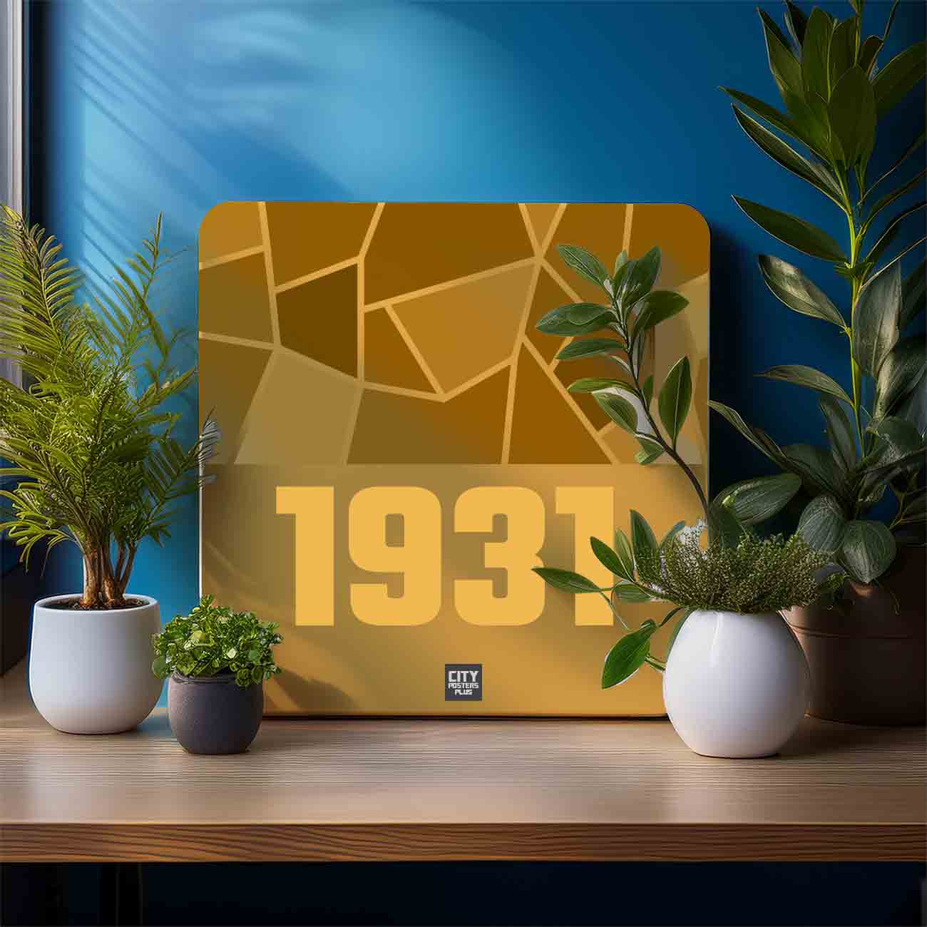 1931 Year Mousepad (Golden Yellow)