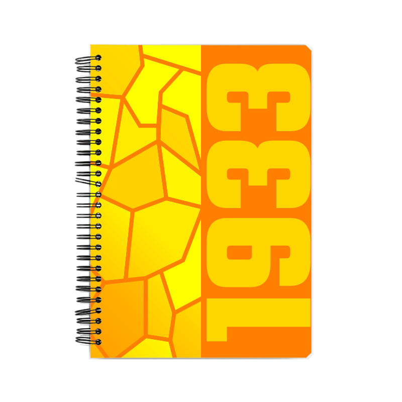 1933 Year Notebook (Orange)