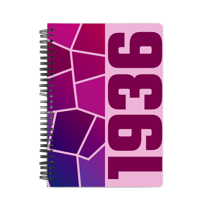 1936 Year Notebook (Light Pink)