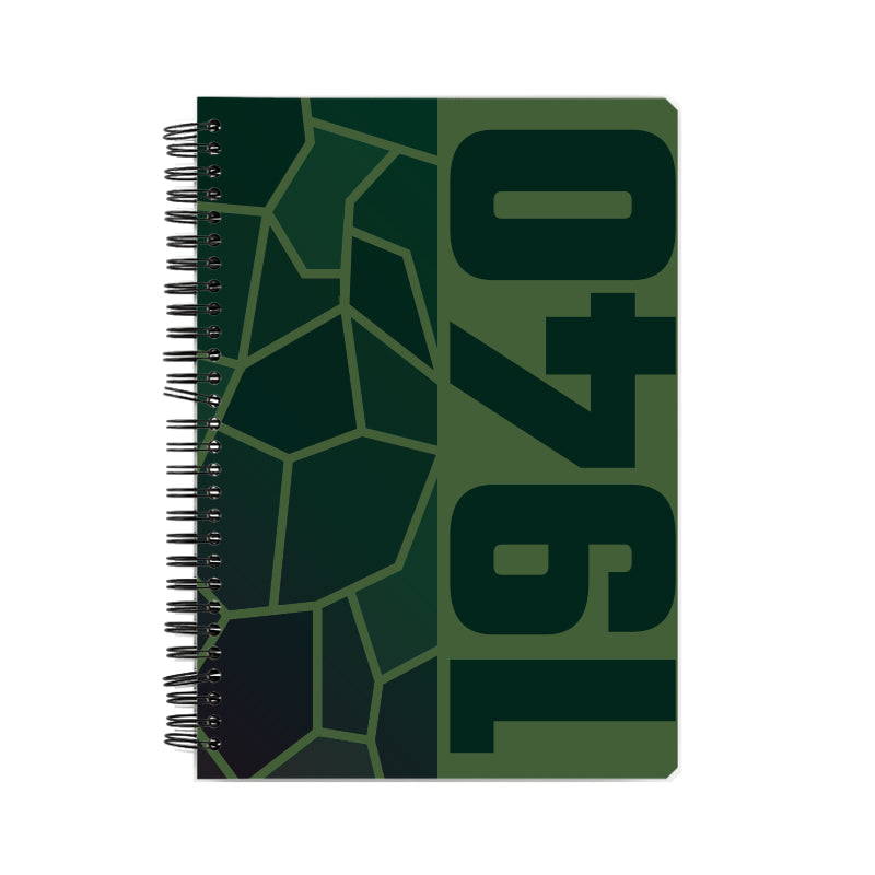 1940 Year Notebook (Olive Green)