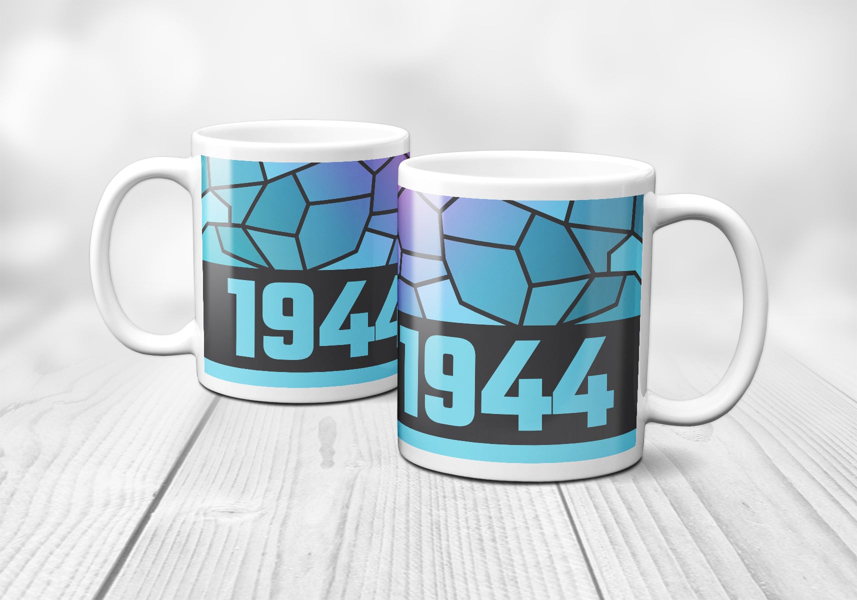 1944 Year Mug (11oz, Charcoal Grey)