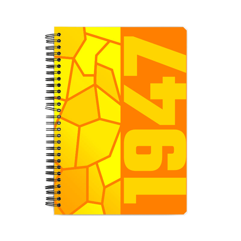 1947 Year Notebook (Orange)