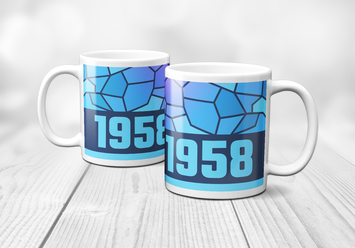 1958 Year Mug (11oz, Navy Blue)