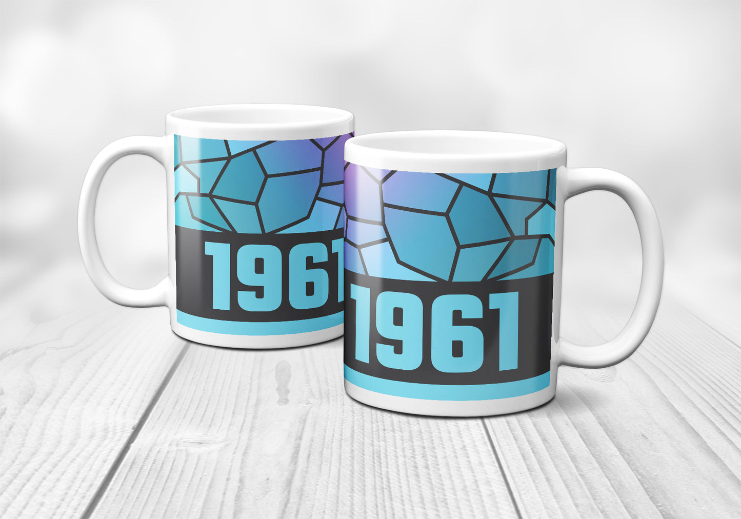 1961 Year Mug (11oz, Charcoal Grey)