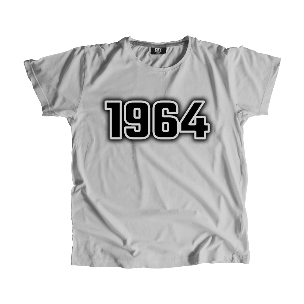 1964 Vintage Heritage Year Men Unisex T-Shirt (Melange Grey)