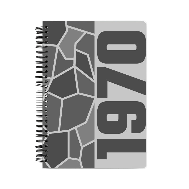 1970 Year Notebook (Melange Grey)