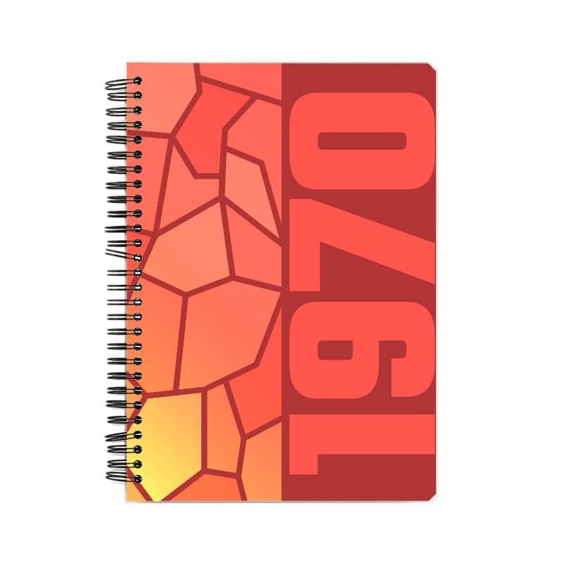 1970 Year Notebook (Red)