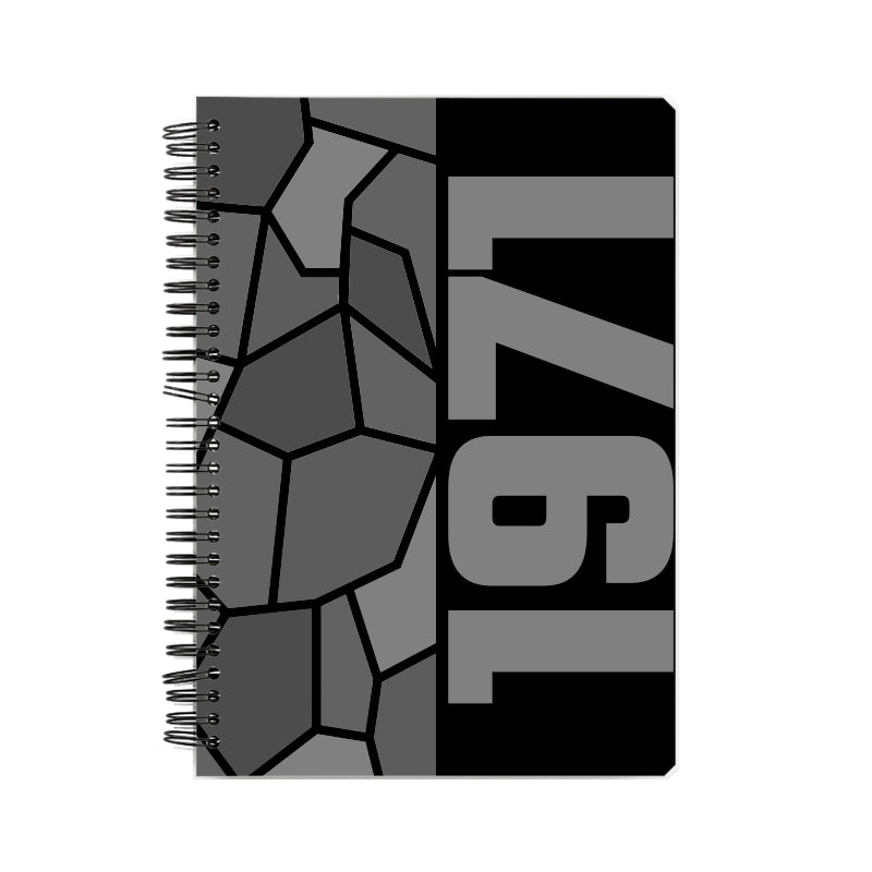 1971 Year Notebook (Black)