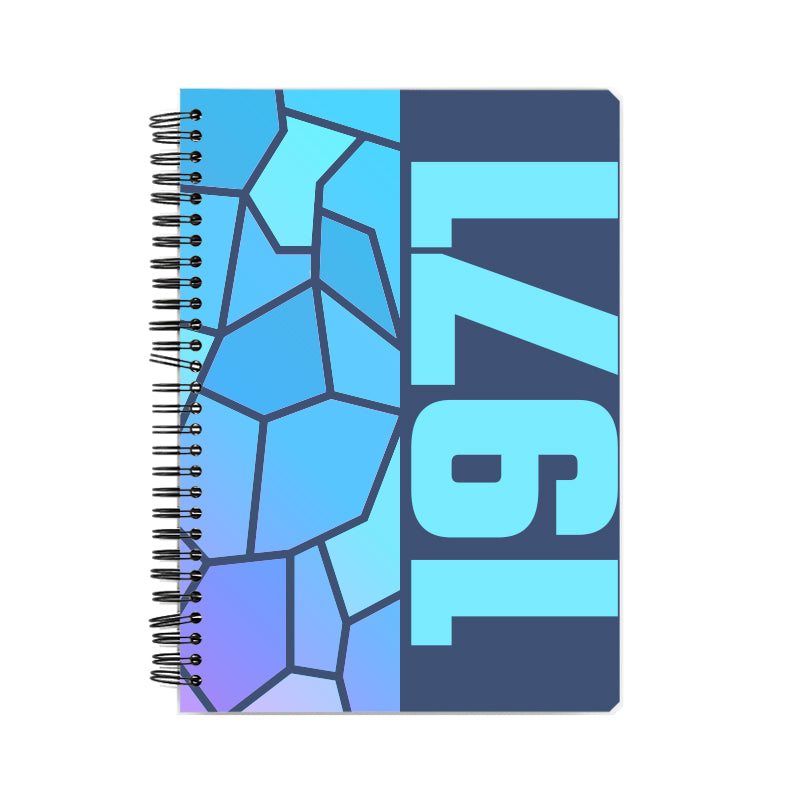 1971 Year Notebook (Navy Blue)