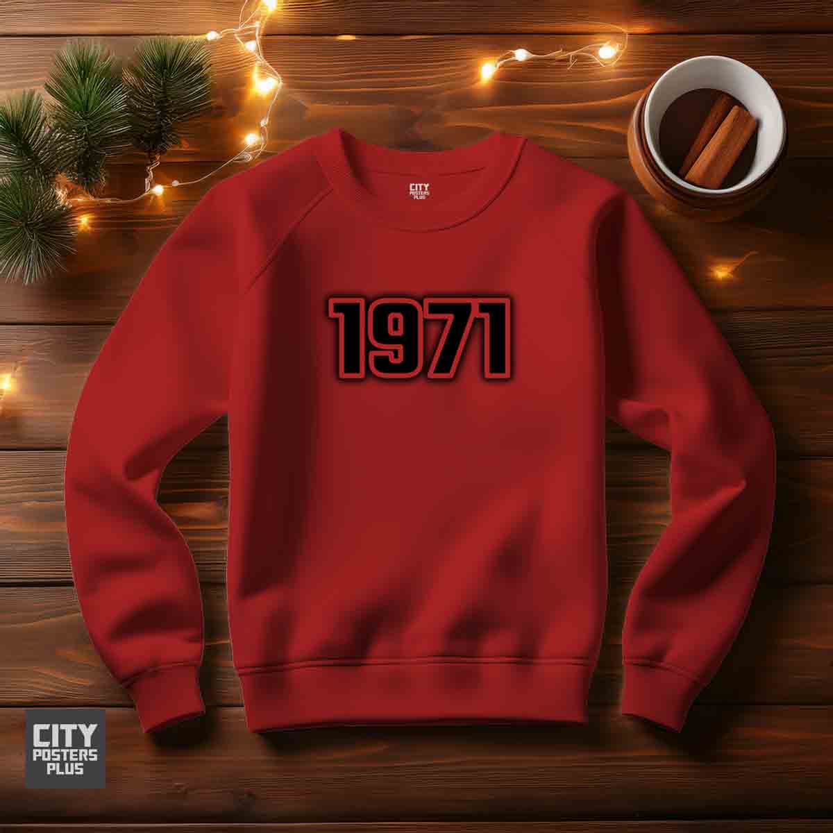 1971 Men Unisex Sweatshirt | Vintage Birth Year Gift Sweatshirt
