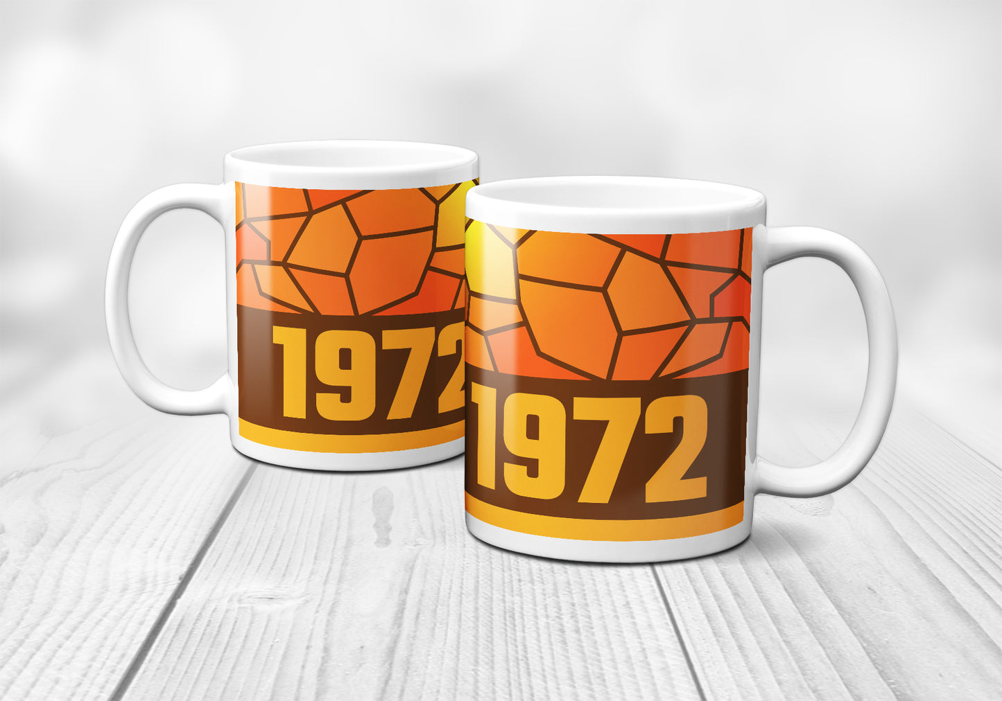1972 Year Mug (11oz, Brown)