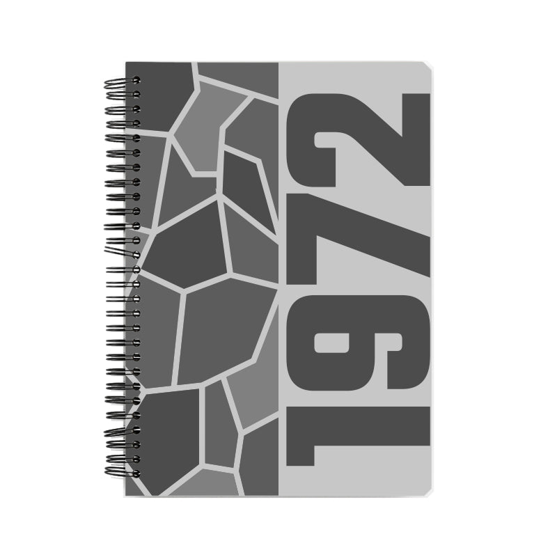 1972 Year Notebook (Melange Grey)