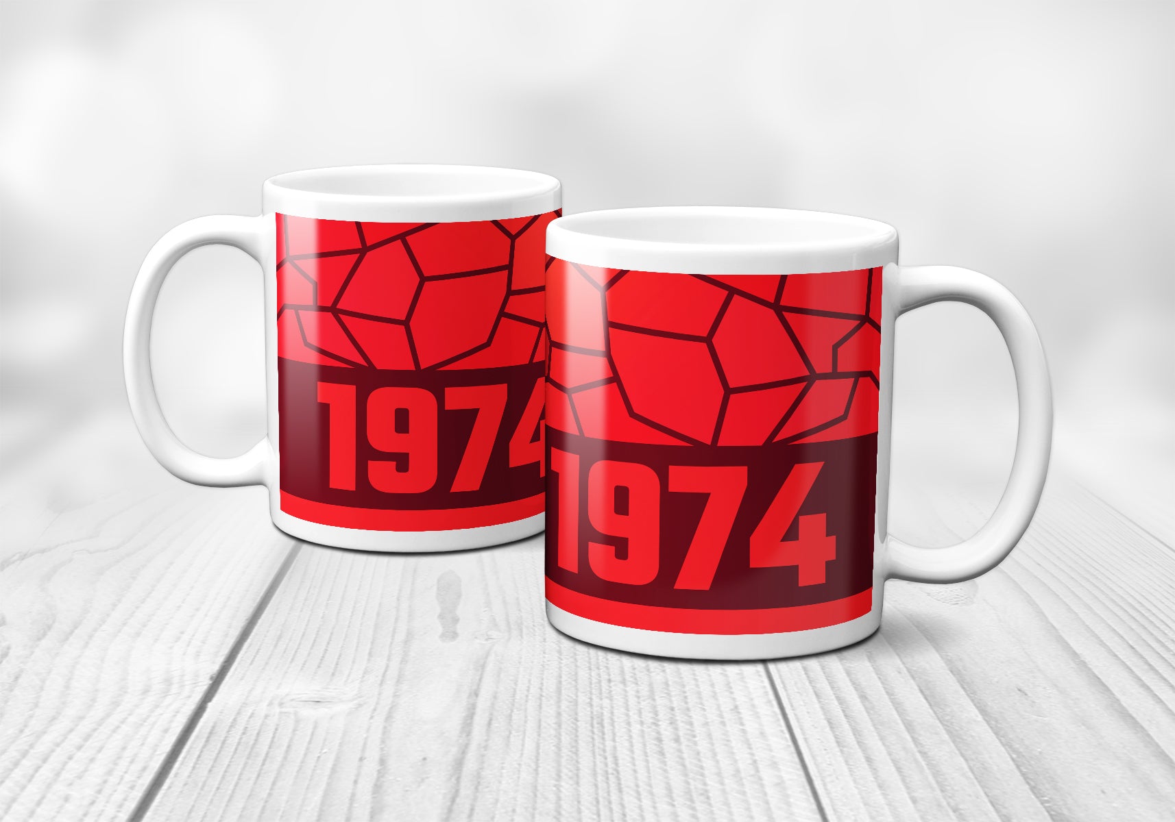 1974 Year Mug (11oz, Maroon)
