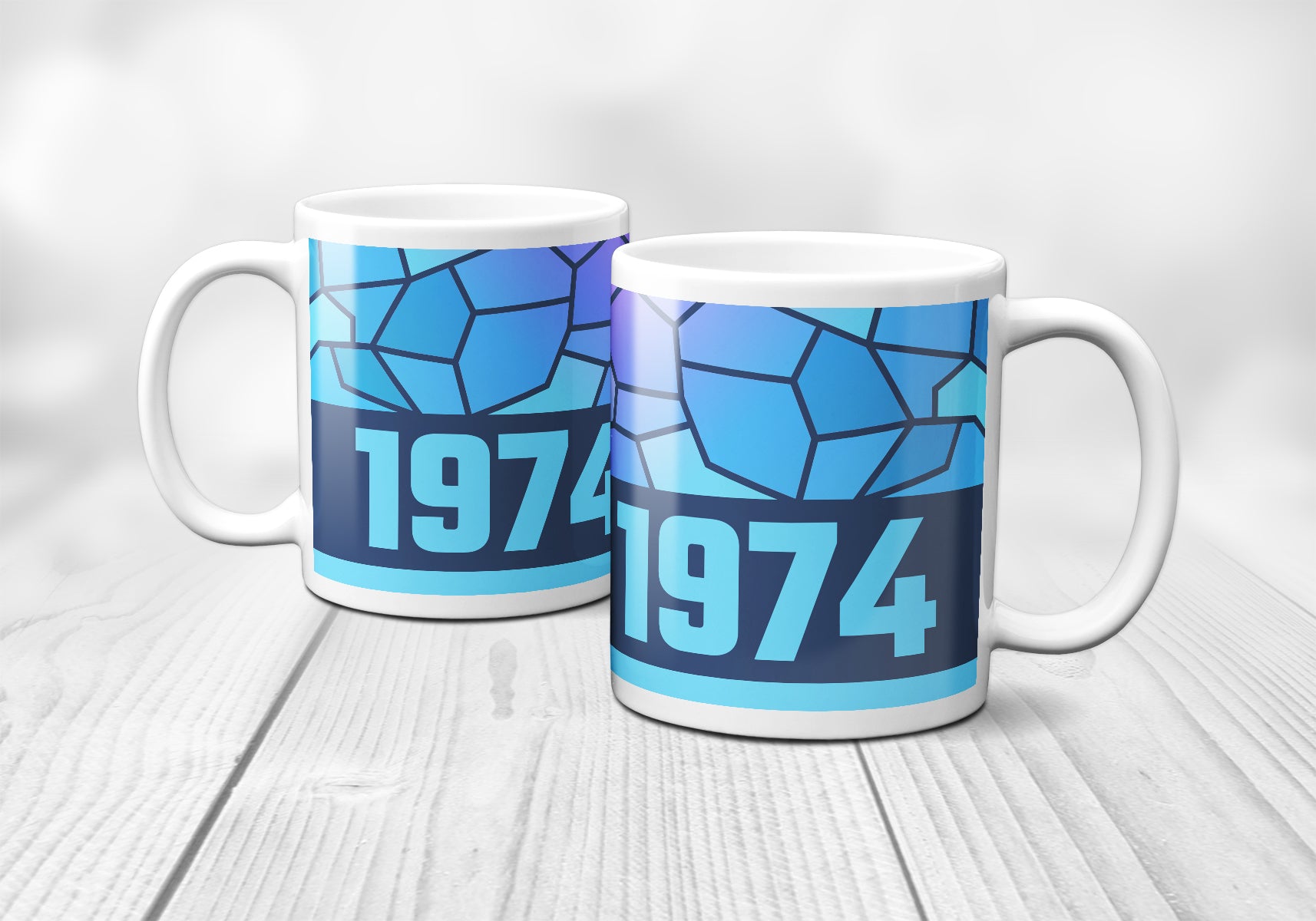 1974 Year Mug (11oz, Navy Blue)
