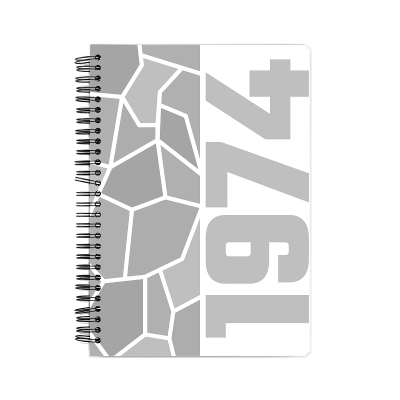 1974 Year Notebook (White)