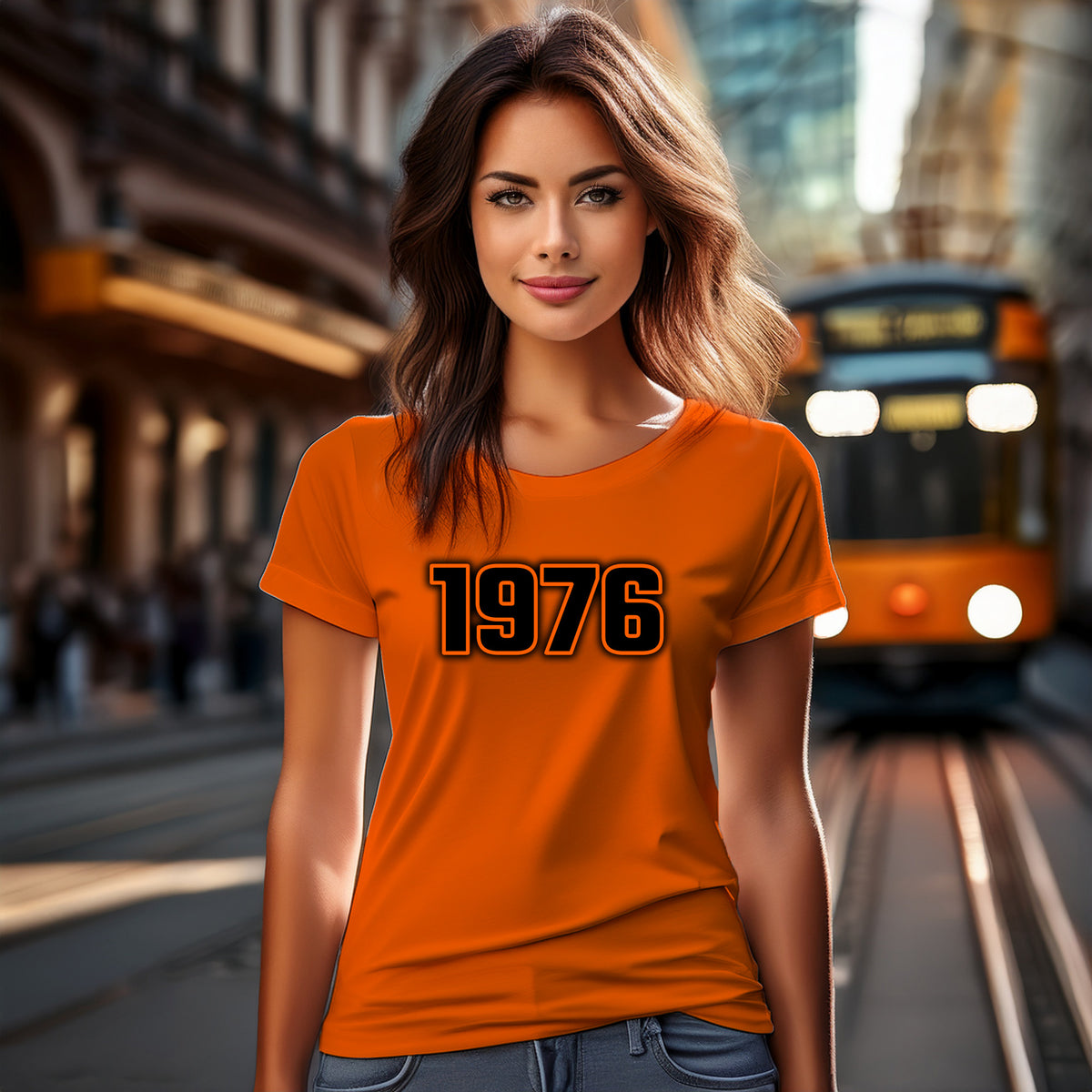 1976 Women T-Shirt | Vintage Birth Year Shirt | City Posters Plus