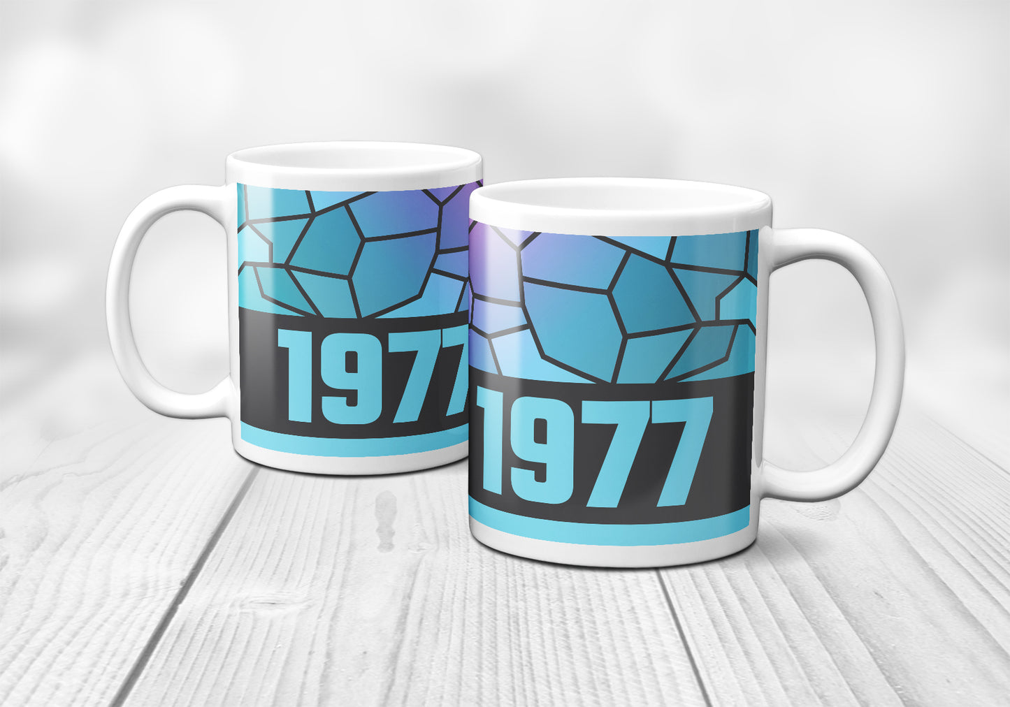 1977 Year Mug (11oz, Charcoal Grey)