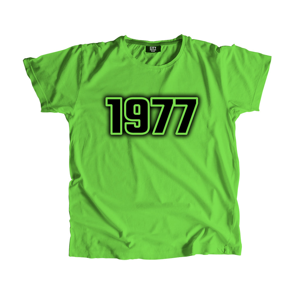 1977 Vintage Heritage Year Men Unisex T-Shirt (Liril Green)