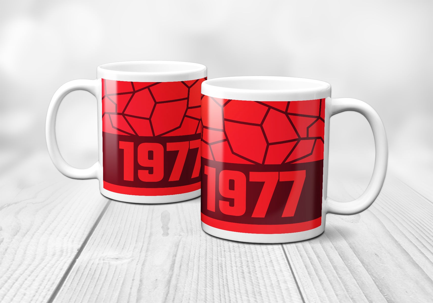 1977 Year Mug (11oz, Maroon)