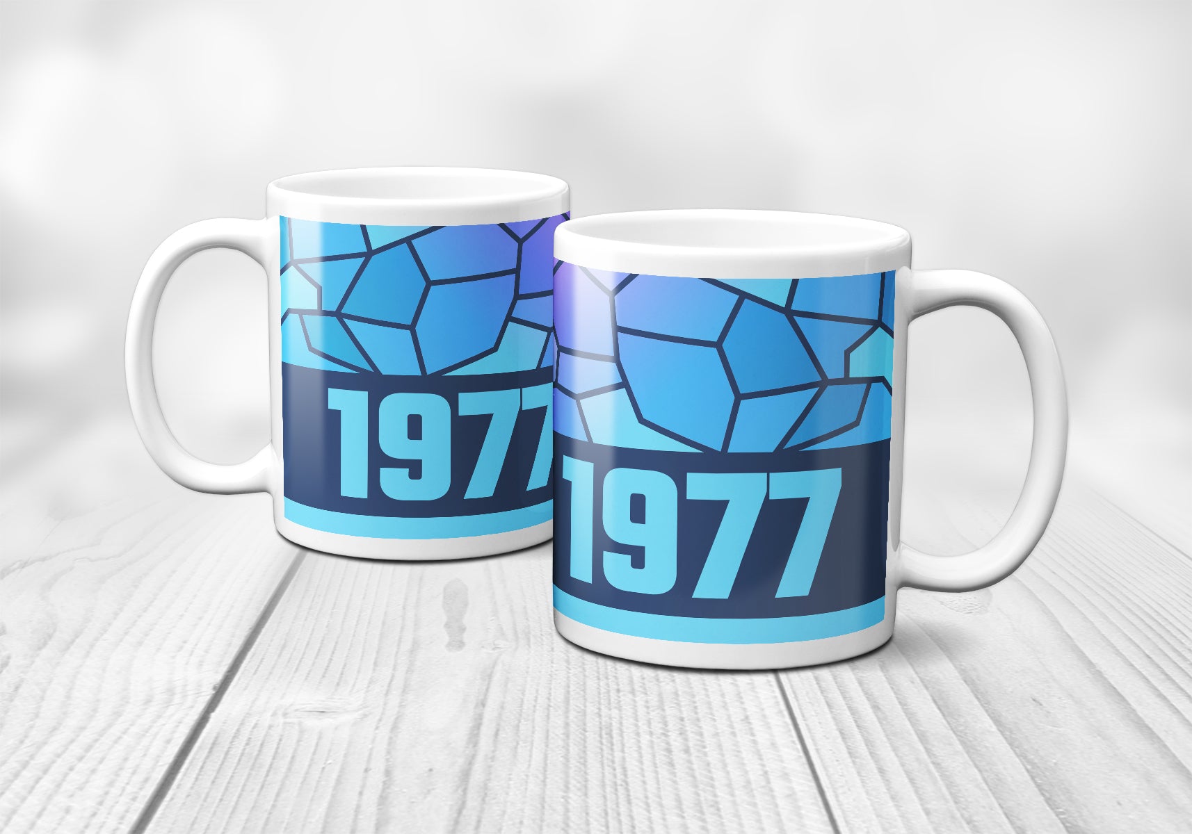 1977 Year Mug (11oz, Navy Blue)