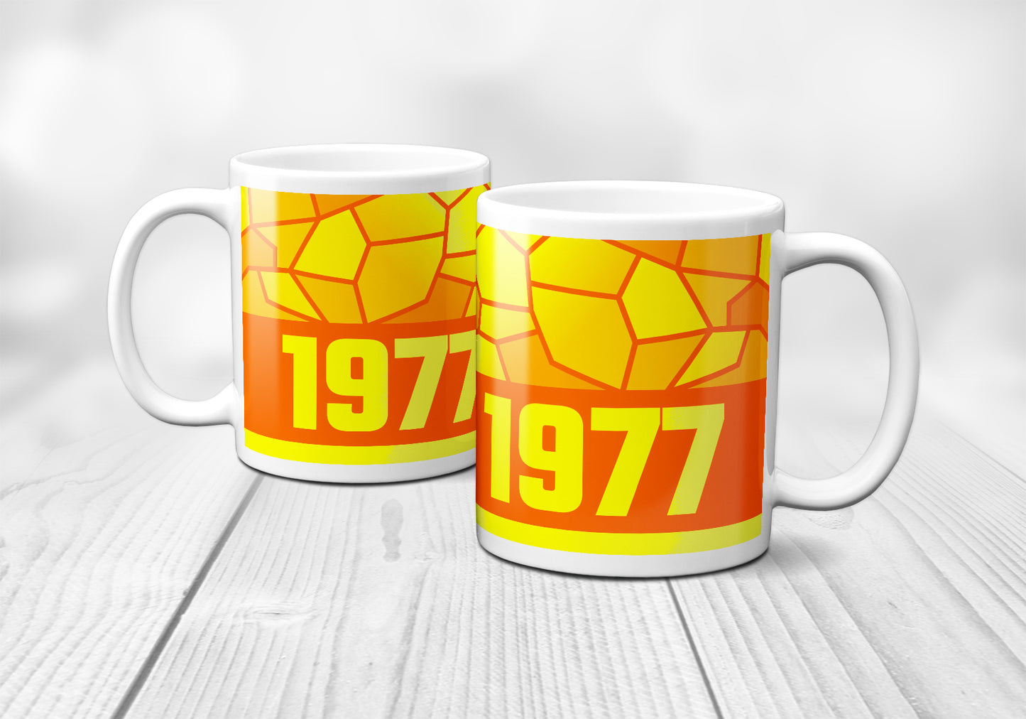 1977 Year Mug (11oz, Orange)