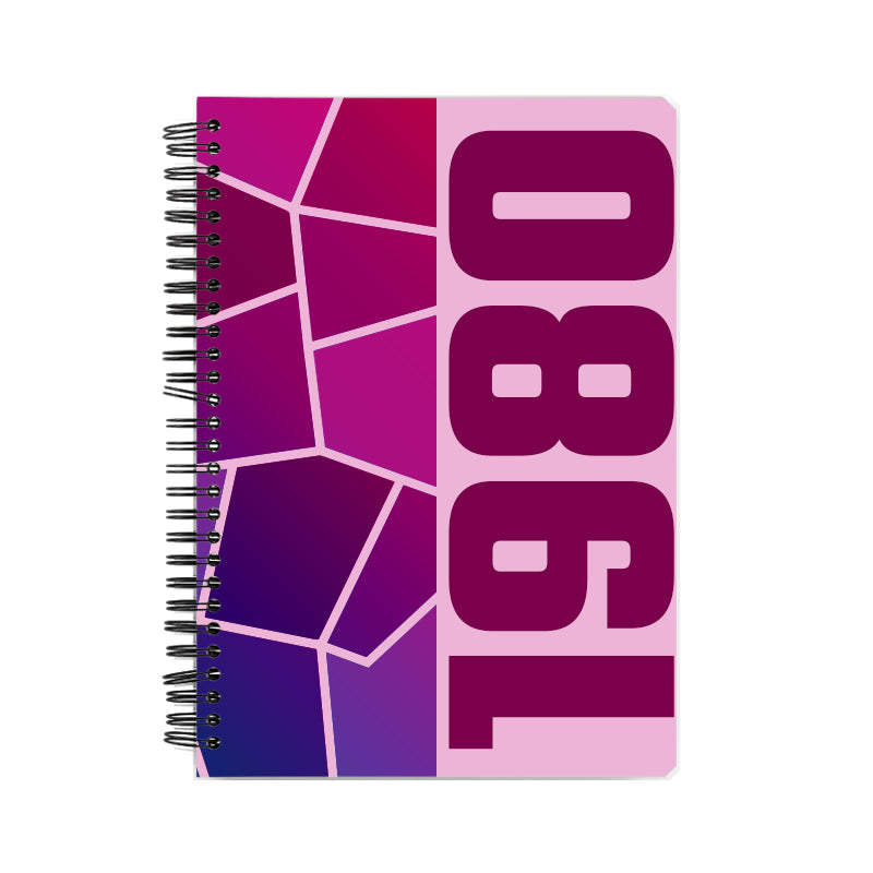 1980 Year Notebook (Light Pink)