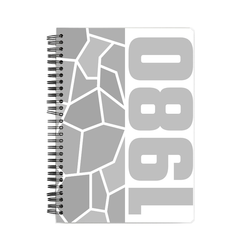 1980 Year Notebook (White)