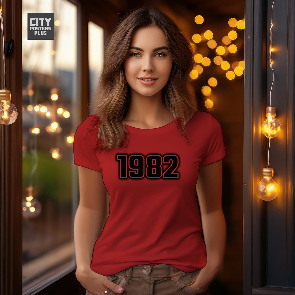 Year 1982 Vintage Birth Year Women T-Shirt